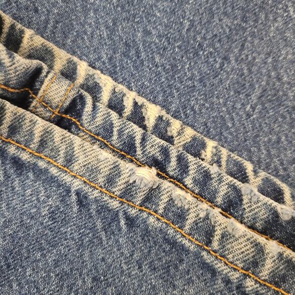 Vintage 90s 517 Levis Boot Cut Low Rise Blue Denim Jeans 11 Jr. M Cotton (29x31) - Picture 6 of 13